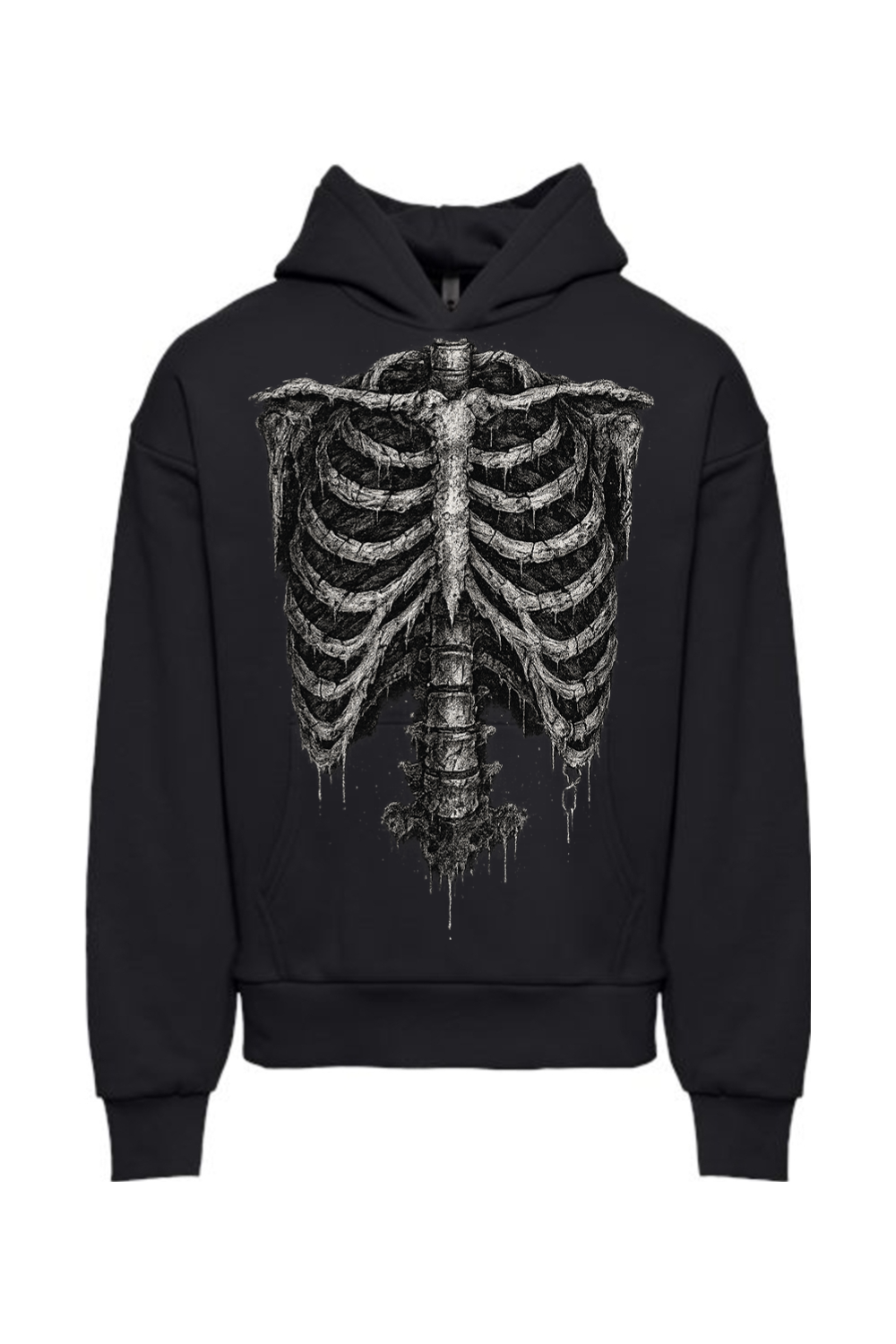 Dripping Death Ribcage Hoodie