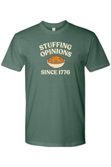 Pine green Thanksgiving t-shirt with 