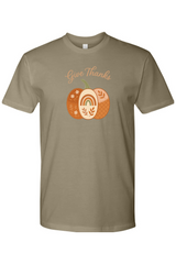 Light olive green Thanksgiving t-shirt with 