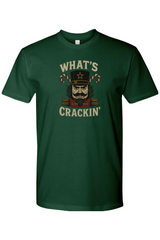 Dark green Christmas t-shirt with 