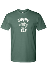 Pine green Christmas t-shirt with 