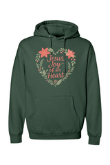Green Christmas hoodie with 