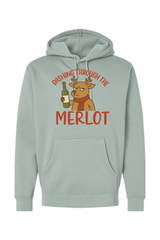 Light green Christmas hoodie with 