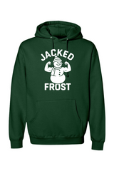 Dark green Christmas hoodie with 