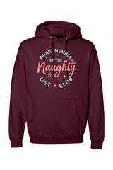 Maroon Christmas hoodie with 