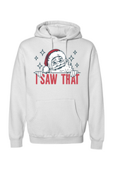 White Christmas hoodie with 
