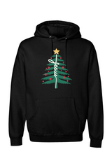 Black Christmas hoodie with 