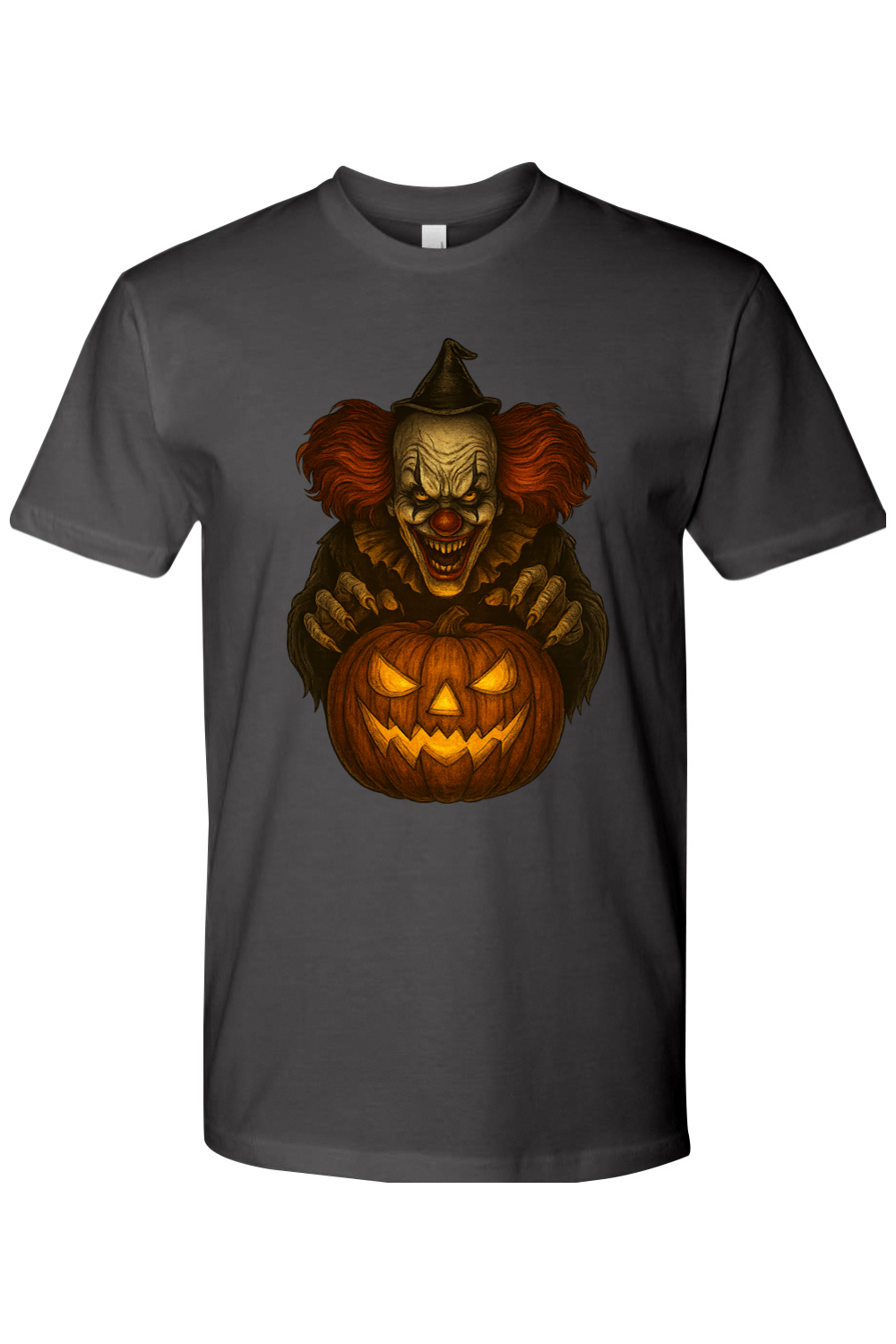 Cursed Clown Jack-o-Lantern T-Shirt