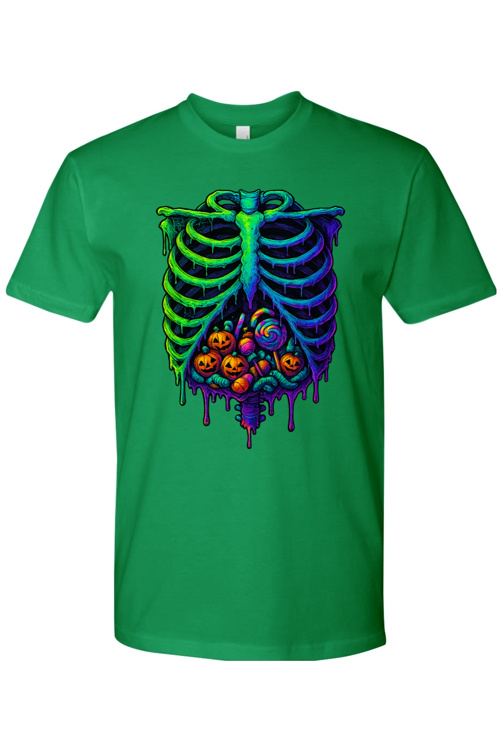 Neon Nightmare Ribcage T-Shirt