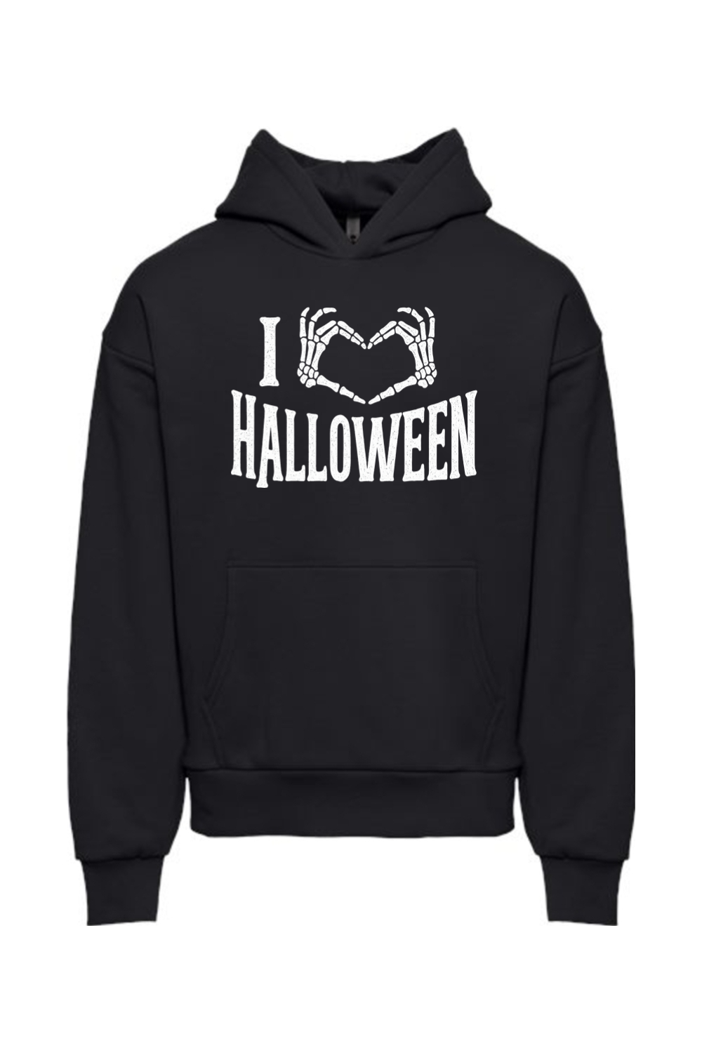 I Love Halloween Bones Hoodie