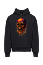 Candy Corn Drip Skull Hoodie