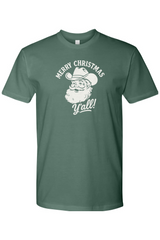 Pine green Christmas t-shirt with 