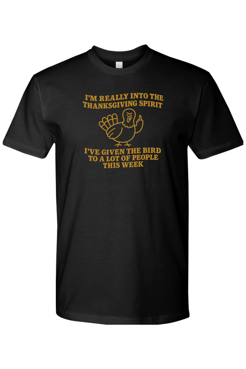 Black Thanksgiving t-shirt with 