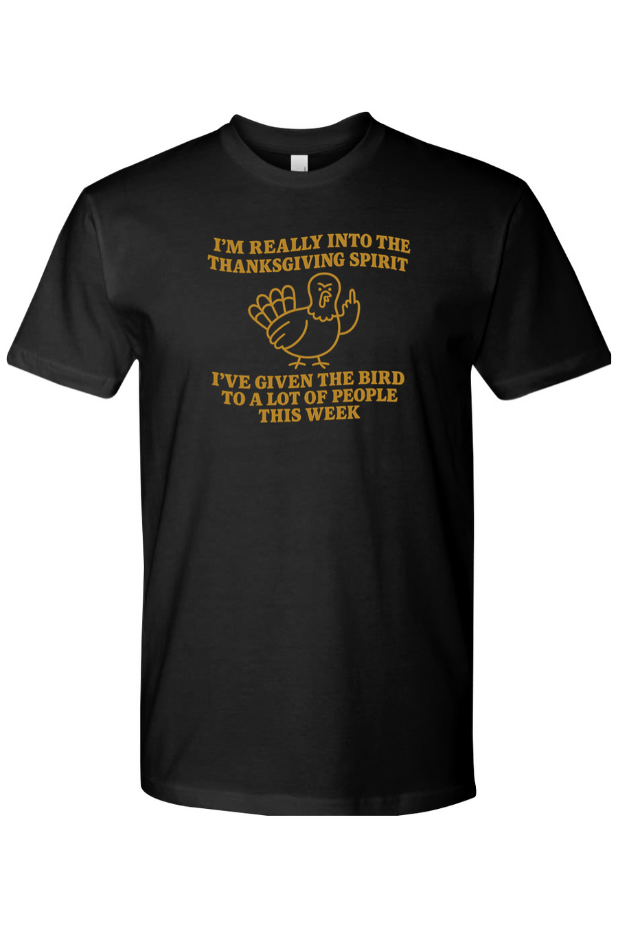 Black Thanksgiving t-shirt with 