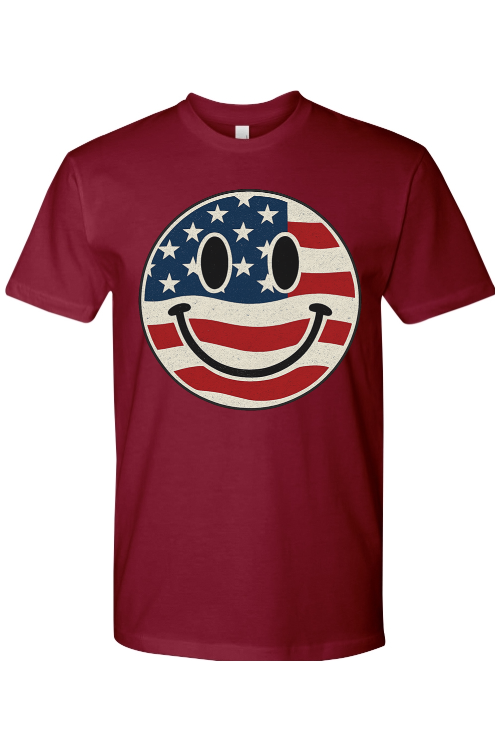 Star Spangled Smiley Face T-Shirt