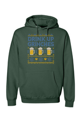 Green Christmas hoodie with 
