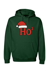 Dark green Christmas hoodie with 