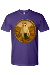 Girlie Ghost Pumpkin Patch T-Shirt