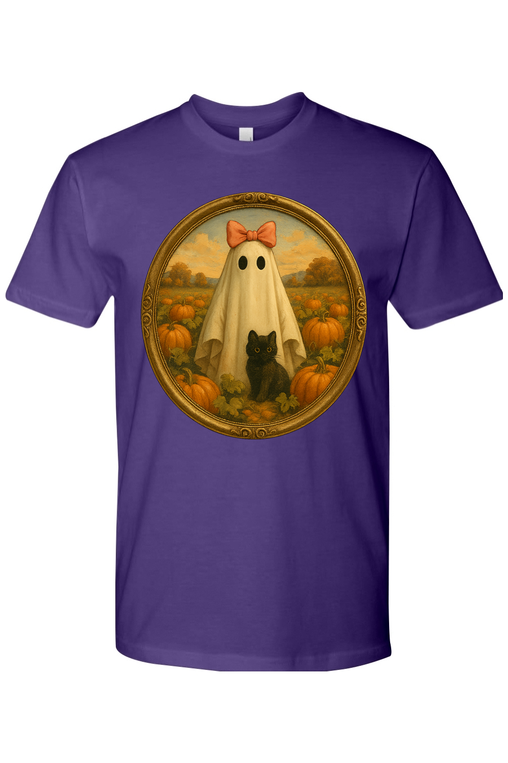Girlie Ghost Pumpkin Patch T-Shirt