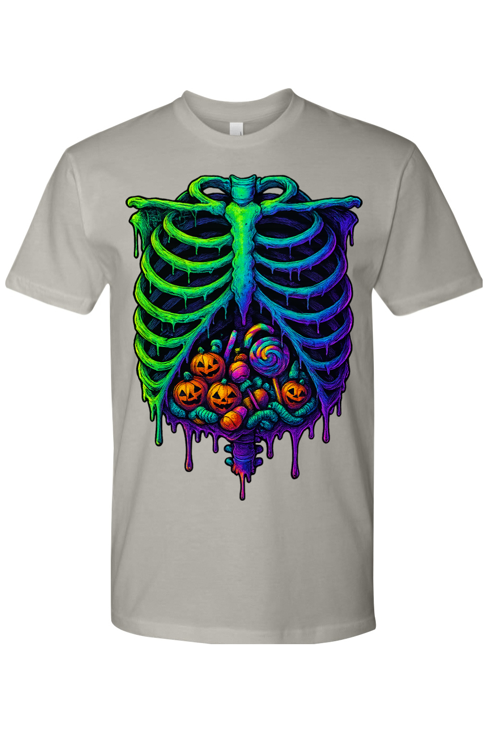 Neon Nightmare Ribcage T-Shirt