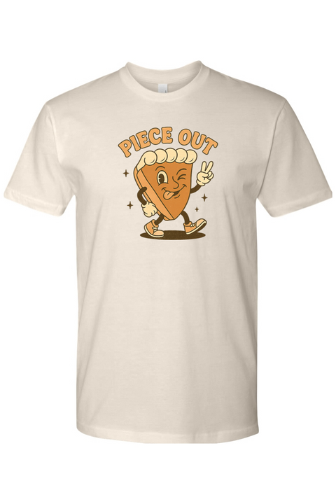 Cream beige Thanksgiving t-shirt with 