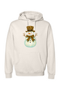 Festive Leopard Print Snowman Hoodie