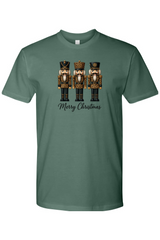 Pine green Christmas t-shirt with 