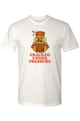 Light cream vintage Christmas t-shirt with 