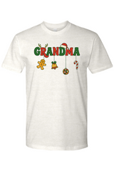 Light cream Christmas t-shirt with 
