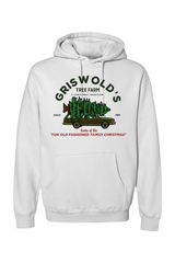 White Christmas hoodie with 