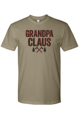 Light olive green Christmas t-shirt with 