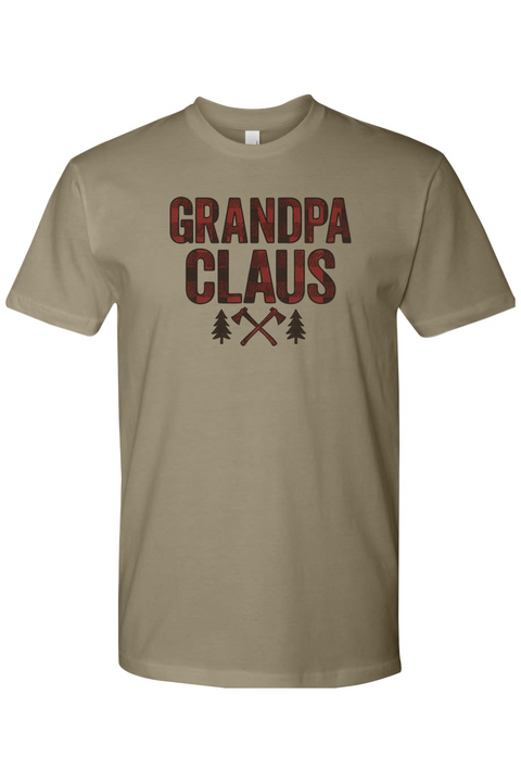 Light olive green Christmas t-shirt with 
