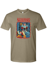 Olive green Christmas t-shirt with 