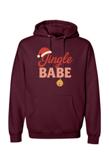Maroon Christmas hoodie with 