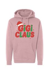 Pink Christmas hoodie with 