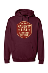 Maroon Christmas hoodie with 