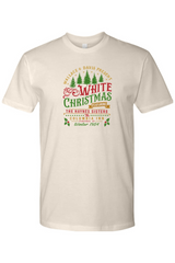 Beige Christmas T-shirt with 