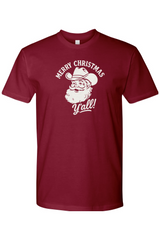 Maroon Christmas t-shirt with 