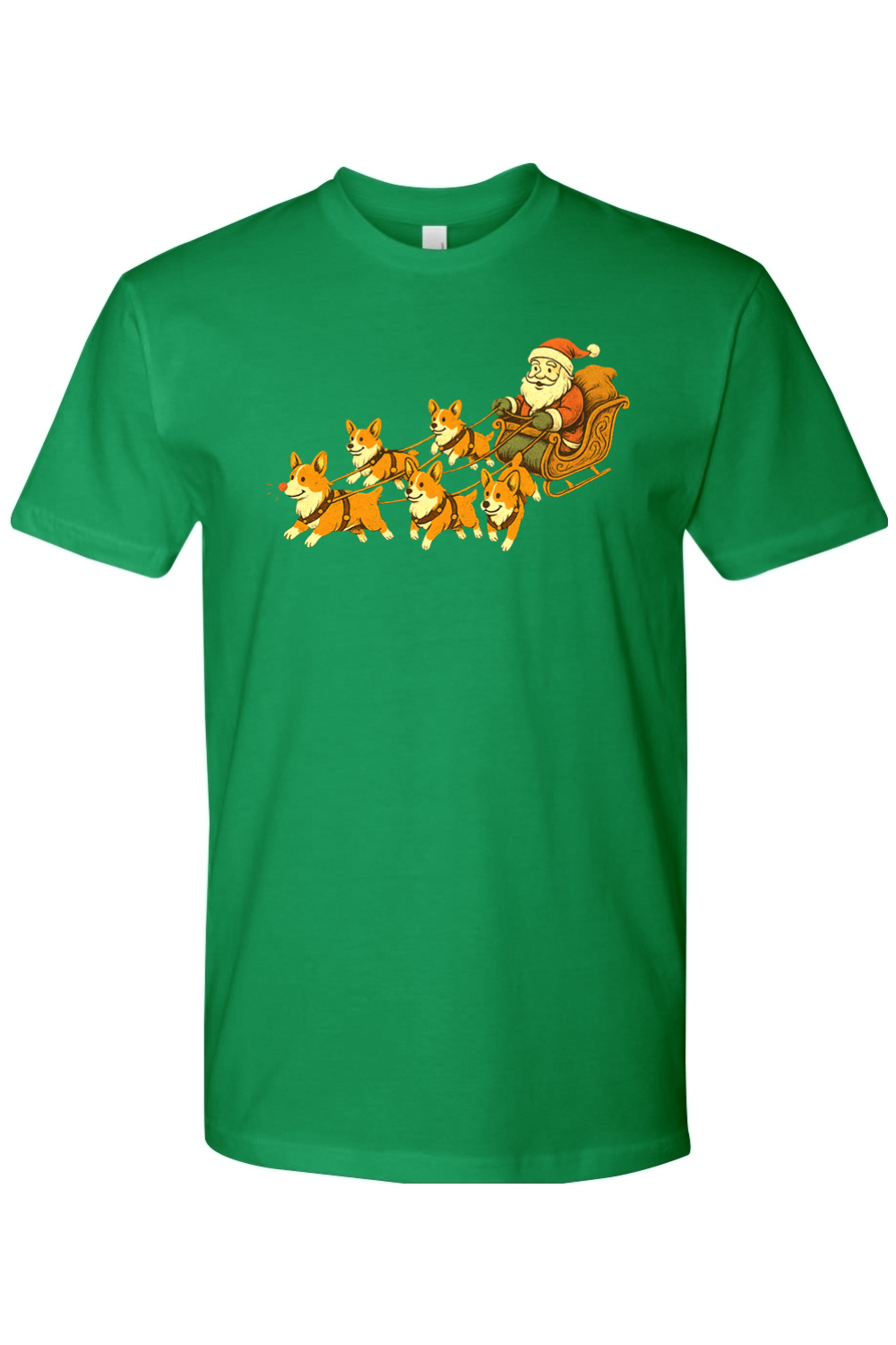The Corgi Sleigh Ride T-Shirt