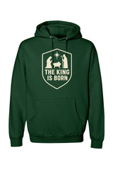 Green religious Christmas hoodie with 