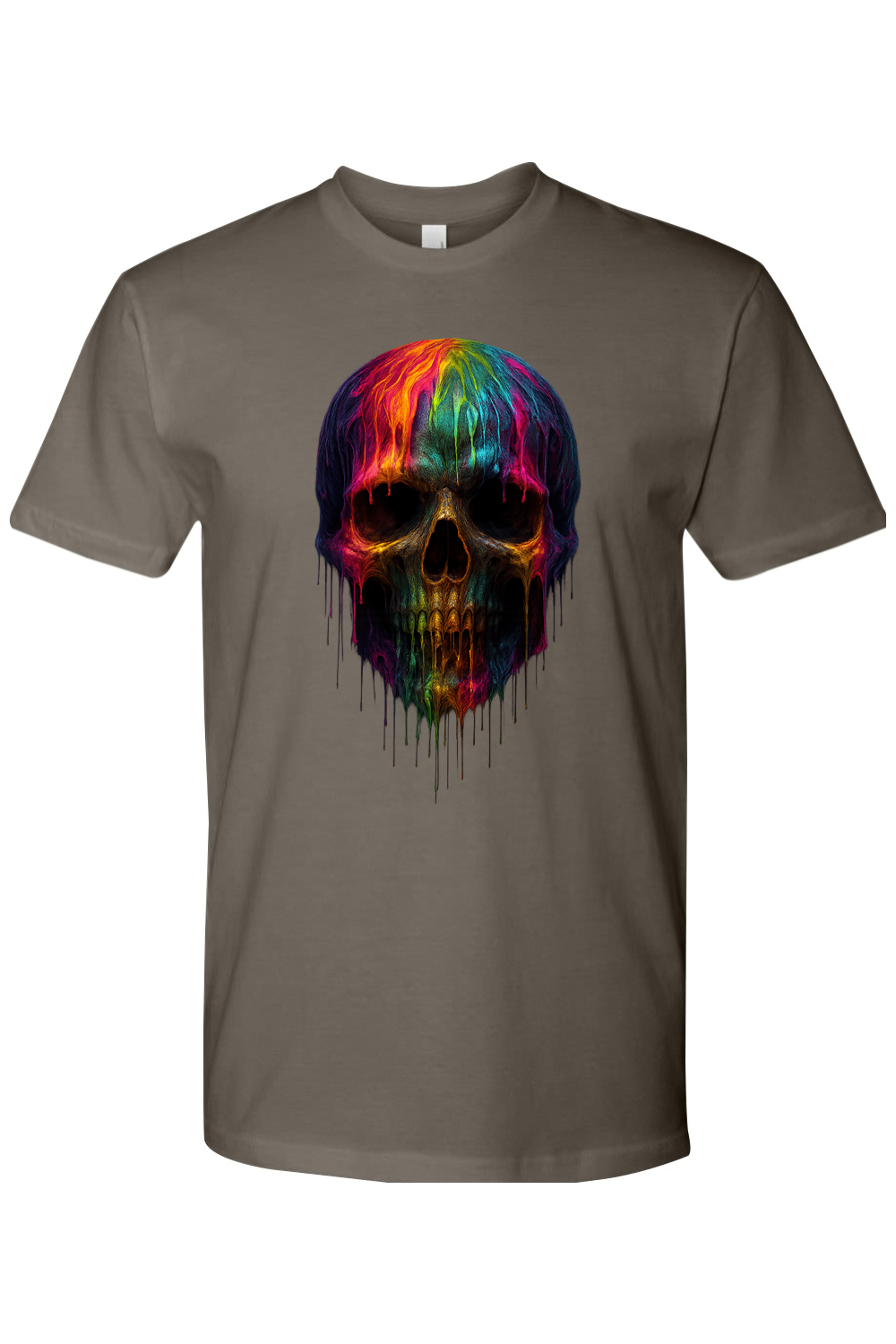 Neon Skull Drip T-Shirt