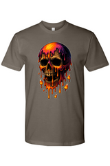 Candy Corn Drip Skull T-Shirt