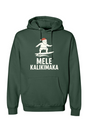 Mele Kalikimaka Surfing Santa Hoodie