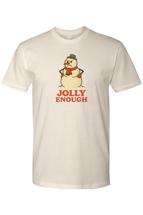 Beige vintage Christmas t-shirt with 