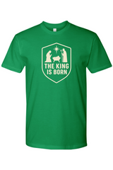 Green religious Christmas t-shirt with 