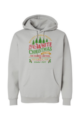 Gray Christmas hoodie with 