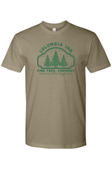 Olive green Christmas t-shirt with 