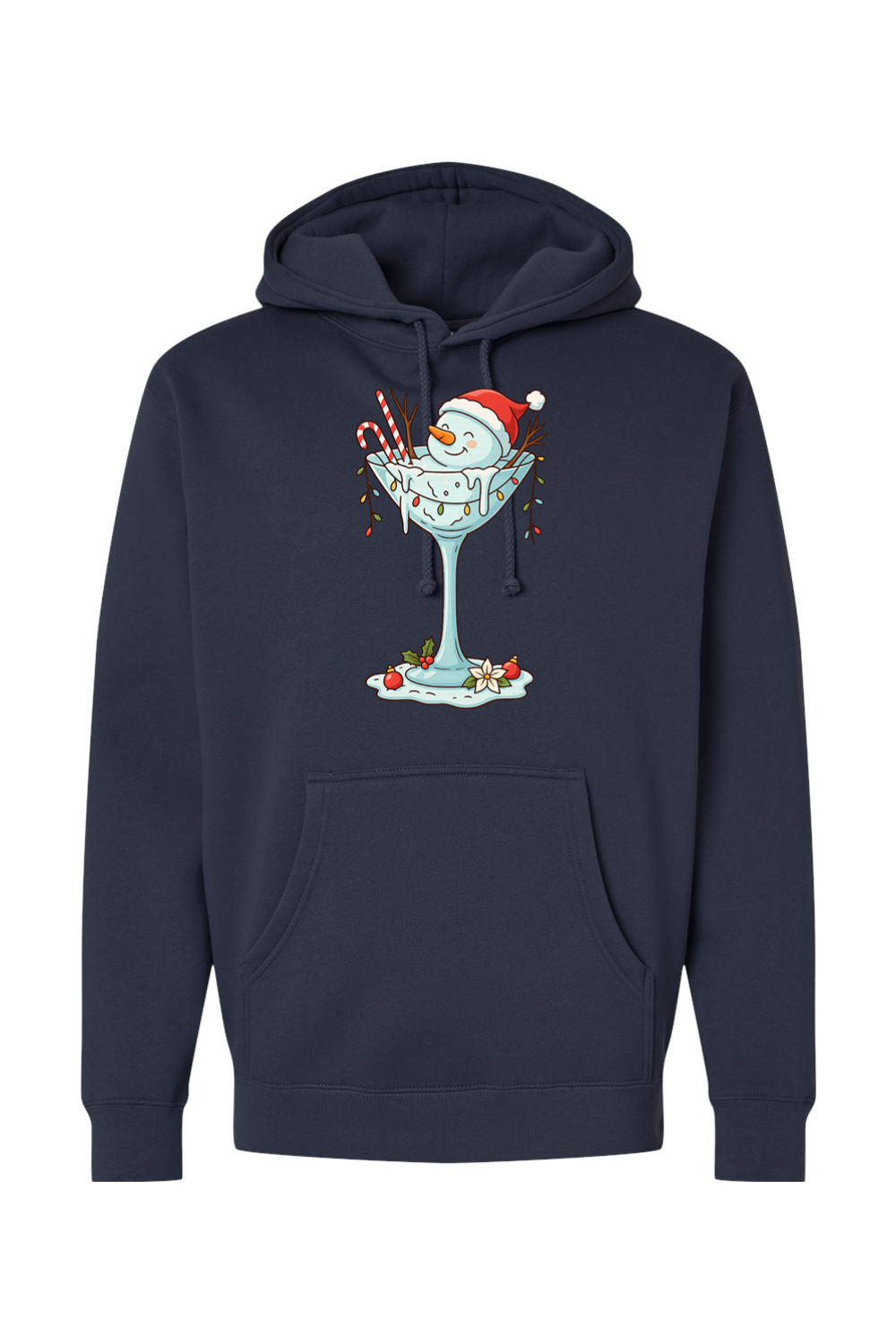 Melted Martini Snowman Hoodie