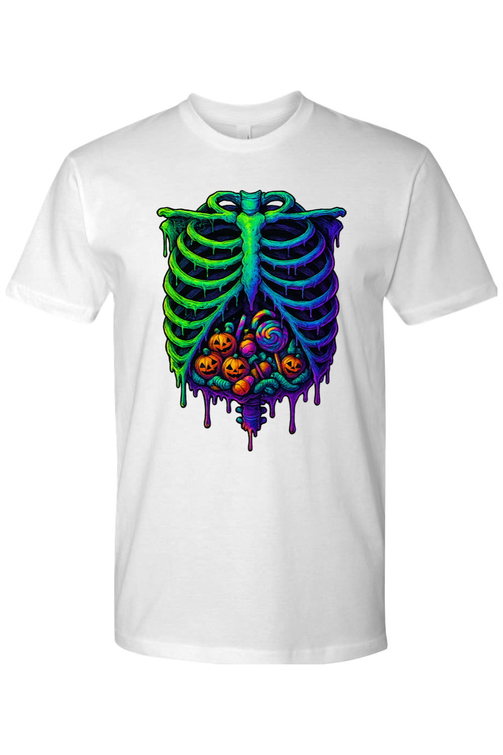 Neon Nightmare Ribcage T-Shirt