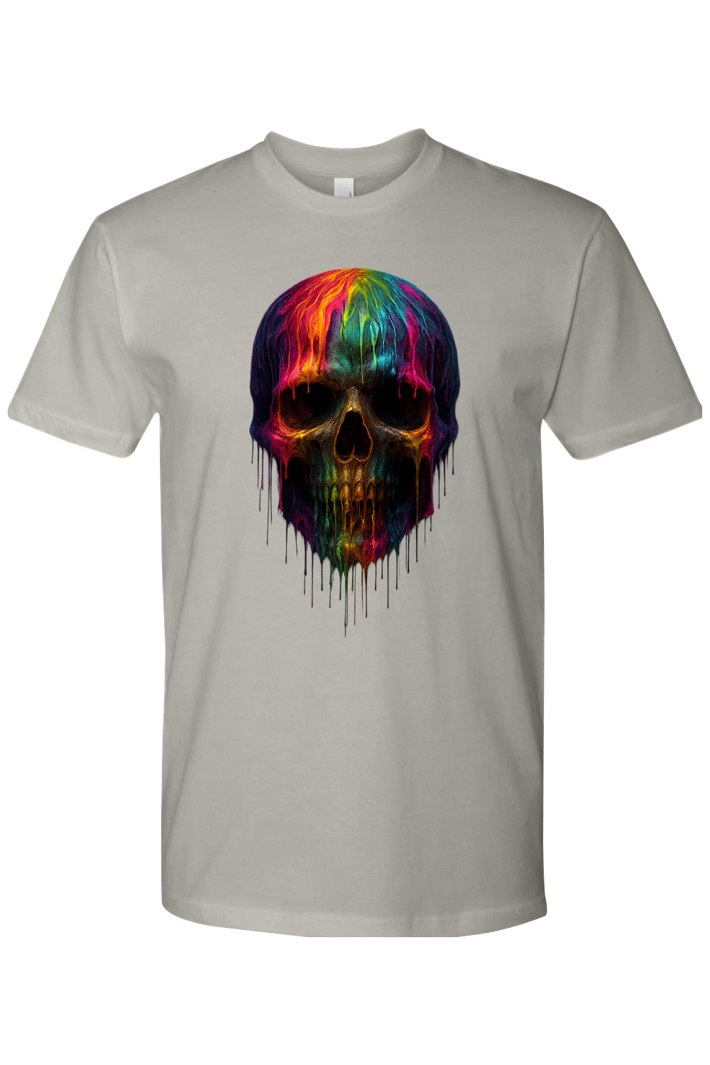 Neon Skull Drip T-Shirt